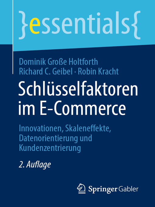 Title details for Schlüsselfaktoren im E-Commerce by Dominik Große Holtforth - Available